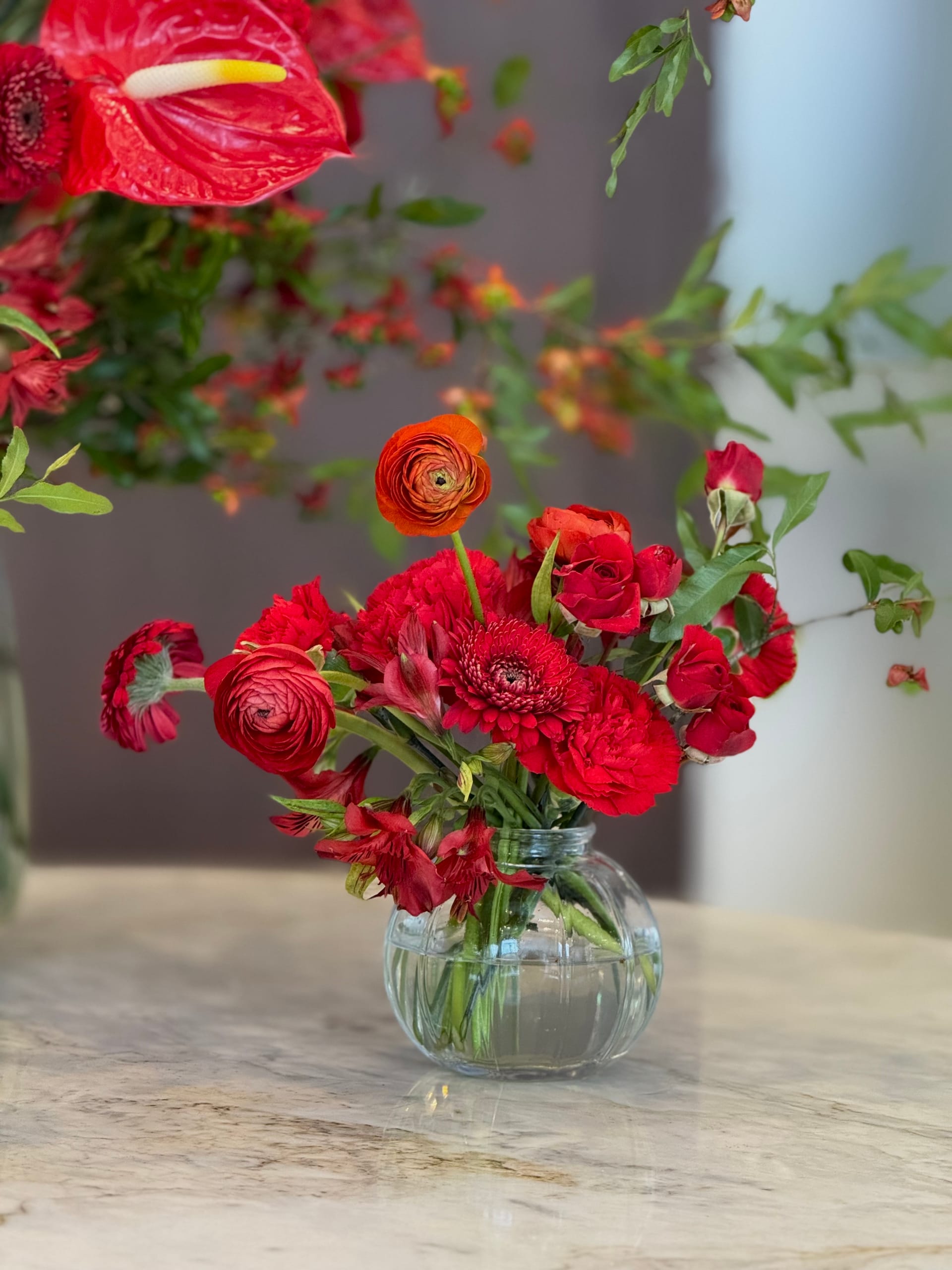 20/12 - Centro de Mesa Natalino | Uma experiência de criação floral